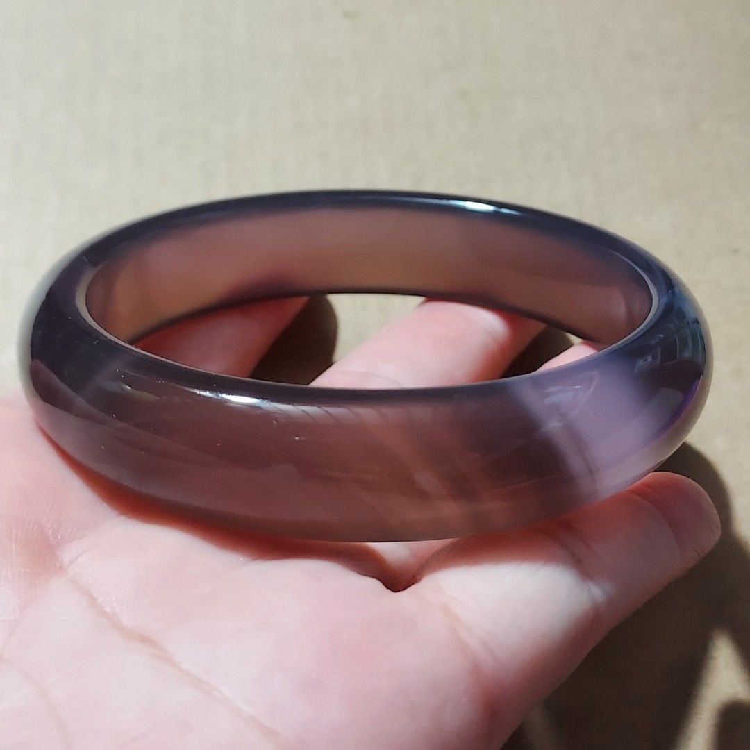 瑪瑙手鐲手鈪67mm+ #007, 女裝, 飾物及配件, 手鍊- Carousell 