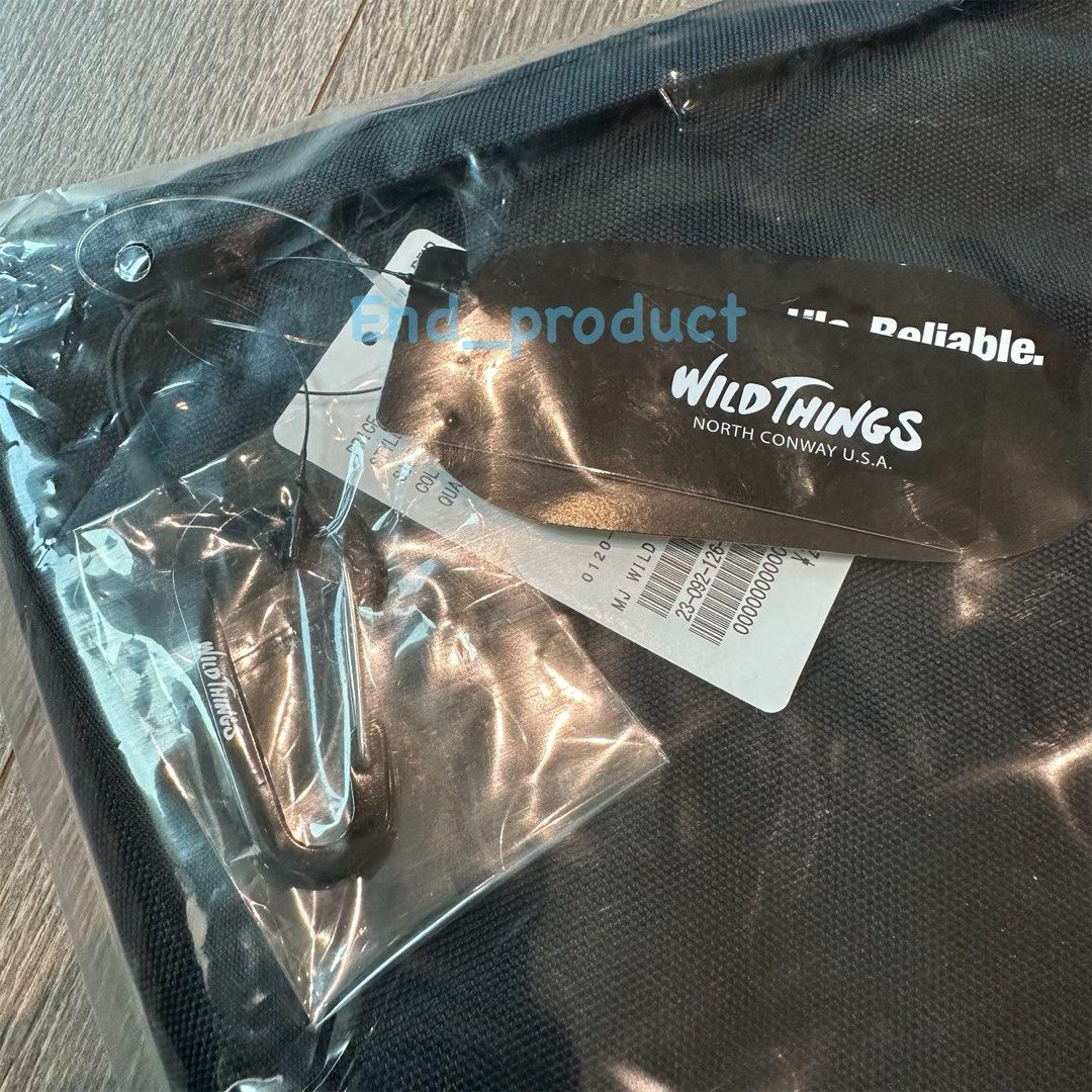 全新WILD THINGS × Mastermind JAPAN POLY CORDURA MESSENGER BAG 刺繡
