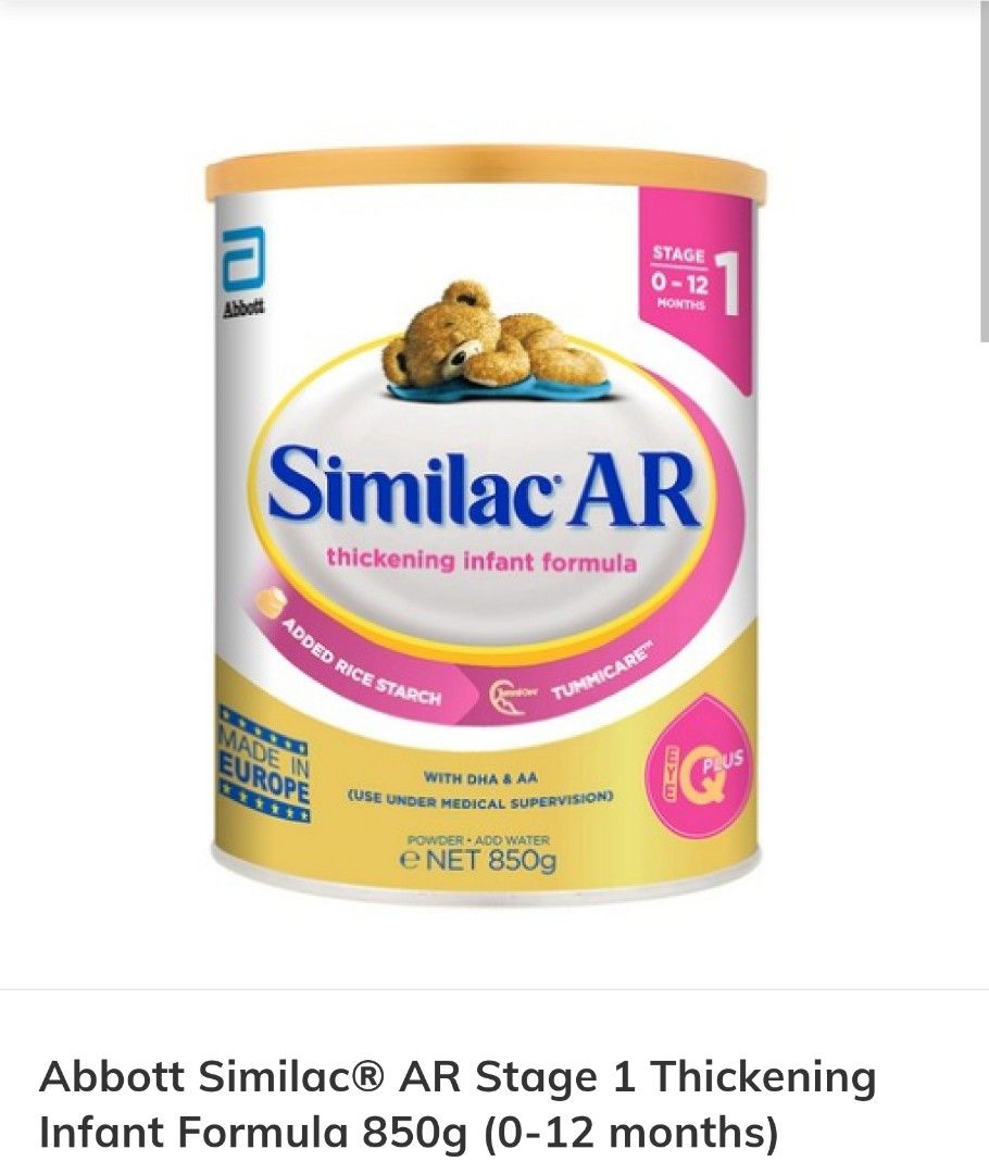 Abbott Similac AR Thickening Milk, Babies & Kids, Nursing & Feeding