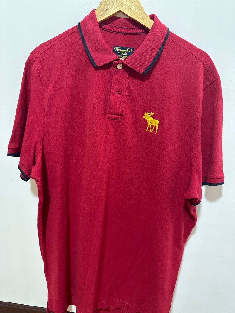 Abercrombie Polo Shirt XL (Category: Tshirts & Polo Shirts ) located in Pasig City. Submitted by coco_closet (Listing ID 1260121213, Image 1). Description: Actual size is 2XL but fits an XL-guy No issues, used only twice, very good condition.