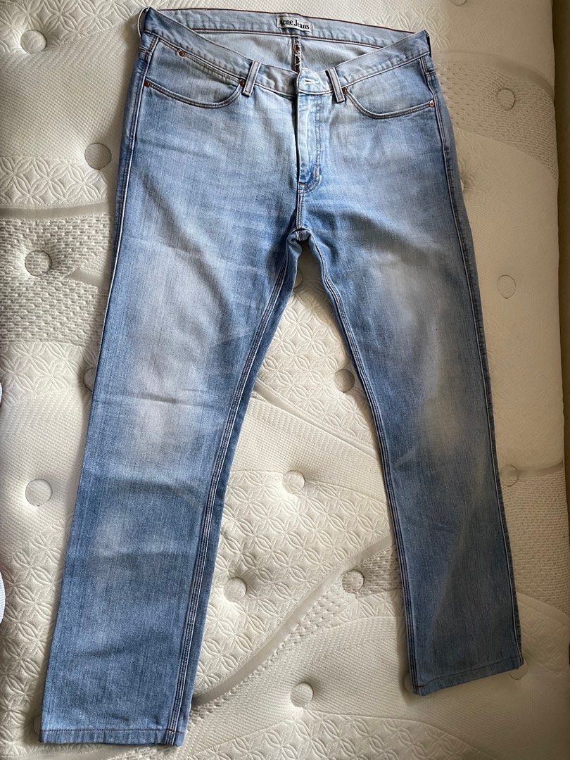 Acne Jeans (Category: Jeans) located in Taguig. Submitted by miguelmangabat (Listing ID 1260164605, Image 1). Description: For Sale Acne Jeans Waist -32in, Length- 40in 700php Used in great condition .