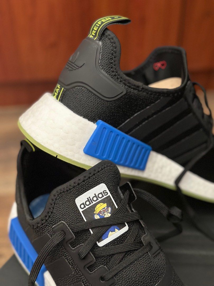 Adidas NMD R1 X Indigo Herz Shoes Men s Fashion Footwear