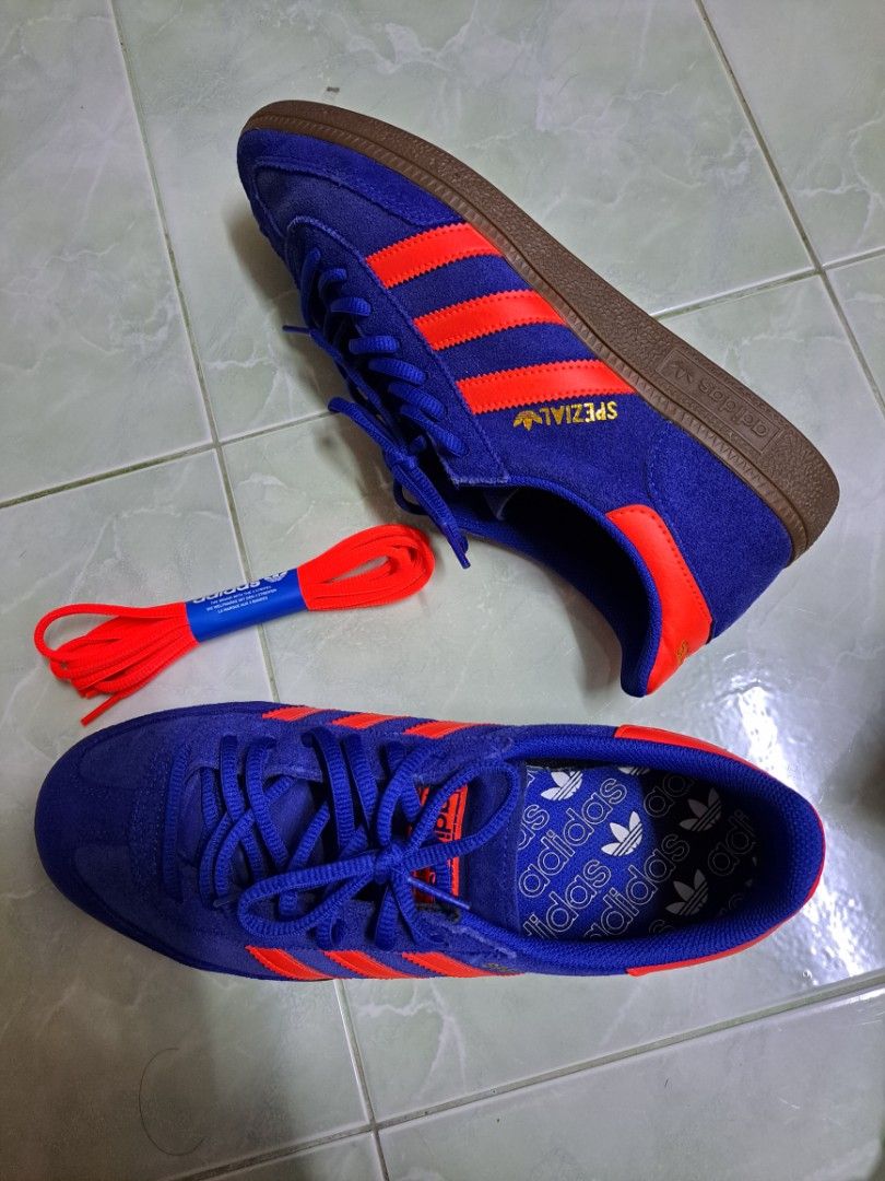Adidas Spezial biru merah, Men's Fashion, Footwear, Sneakers on Carousell