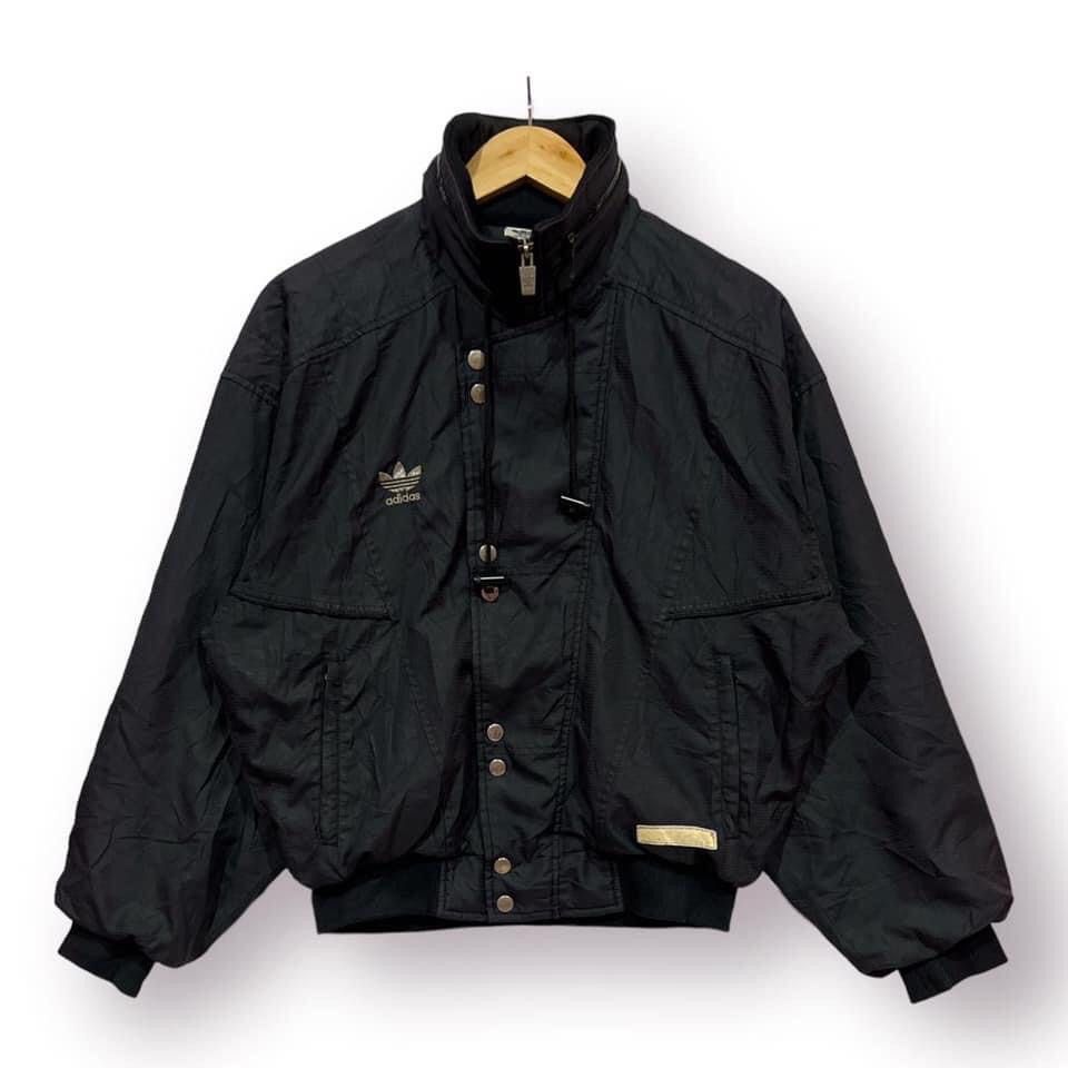 Adidas trefoil bomber jacket discount
