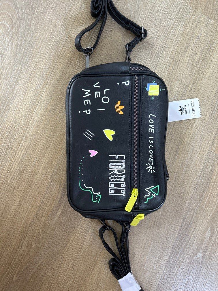 Adidas x Fiorucci mini airliner bag