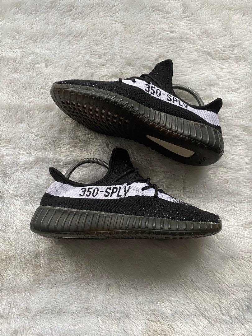 Adidas yeezy boost 350 v2 oreo black Fesyen Pria Sepatu