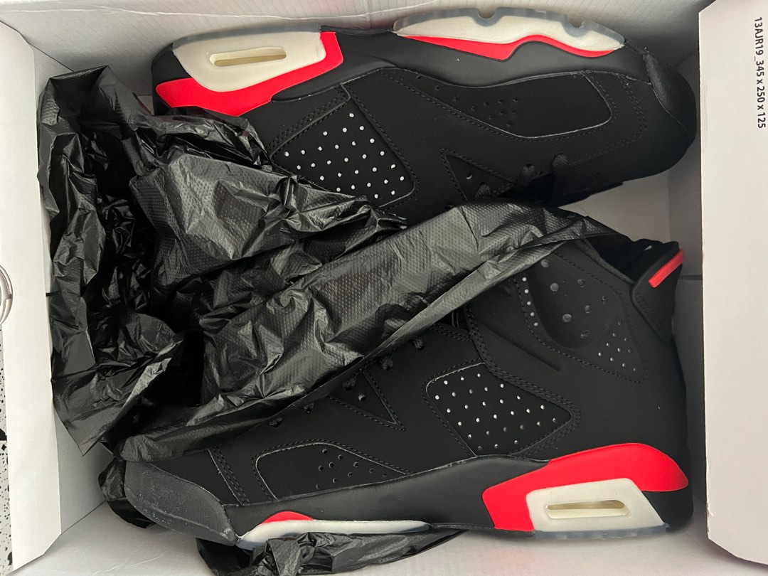 Air jordan 6 BRED Men s Fashion Footwear Sneakers on Carousell