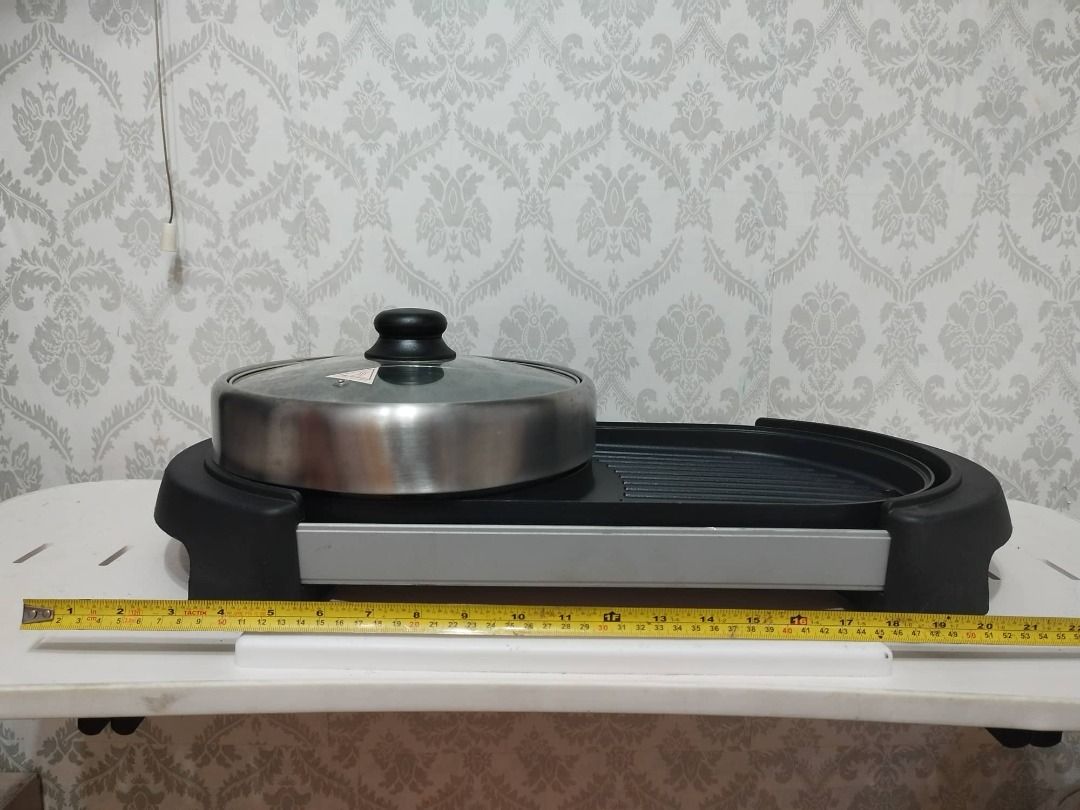 AMBIANO 2in1 Electric Grill with HotpotGrill Part, Furniture & Home