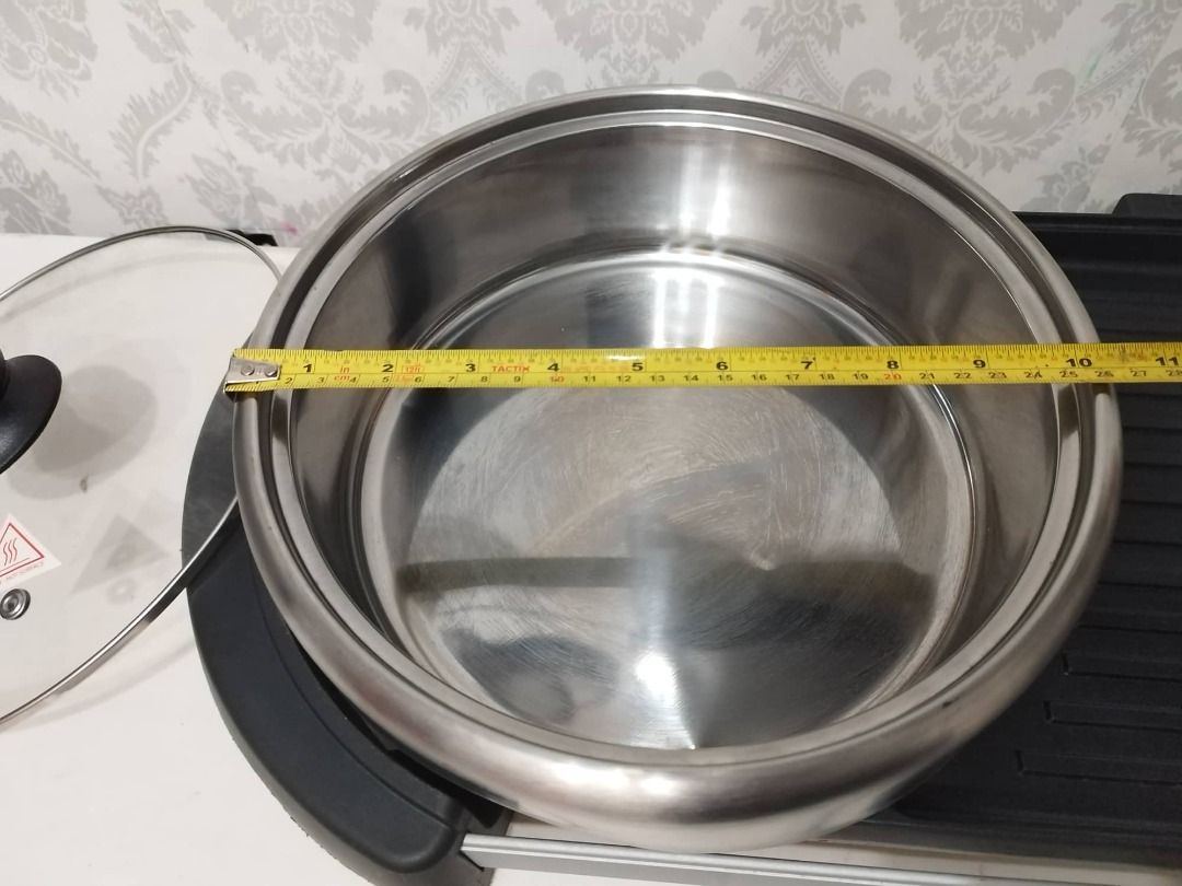 AMBIANO 2in1 Electric Grill with HotpotGrill Part, Furniture & Home