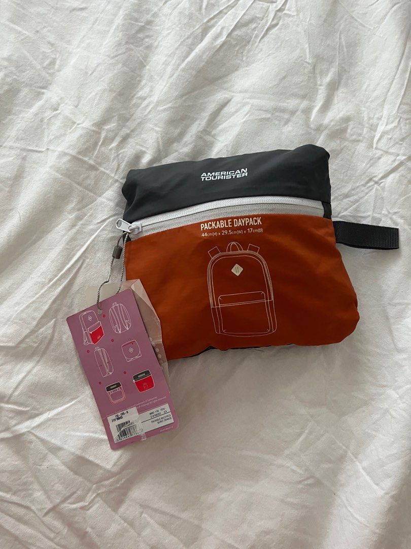 American Tourister Packable Backpack, Women's Fashion, Bags & Wallets