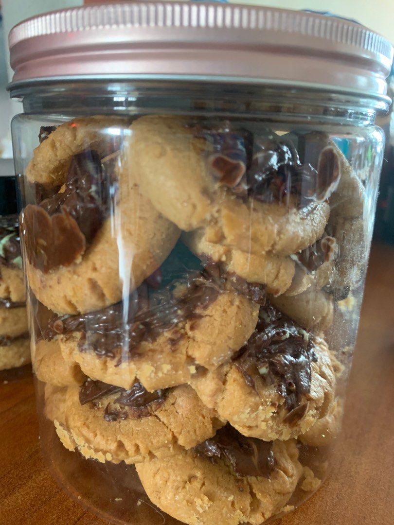Andes mint peanut butter cookies, Food & Drinks, Homemade Bakes on Carousell