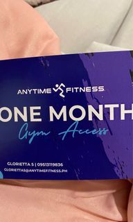 Anytime Fitness One Month Access