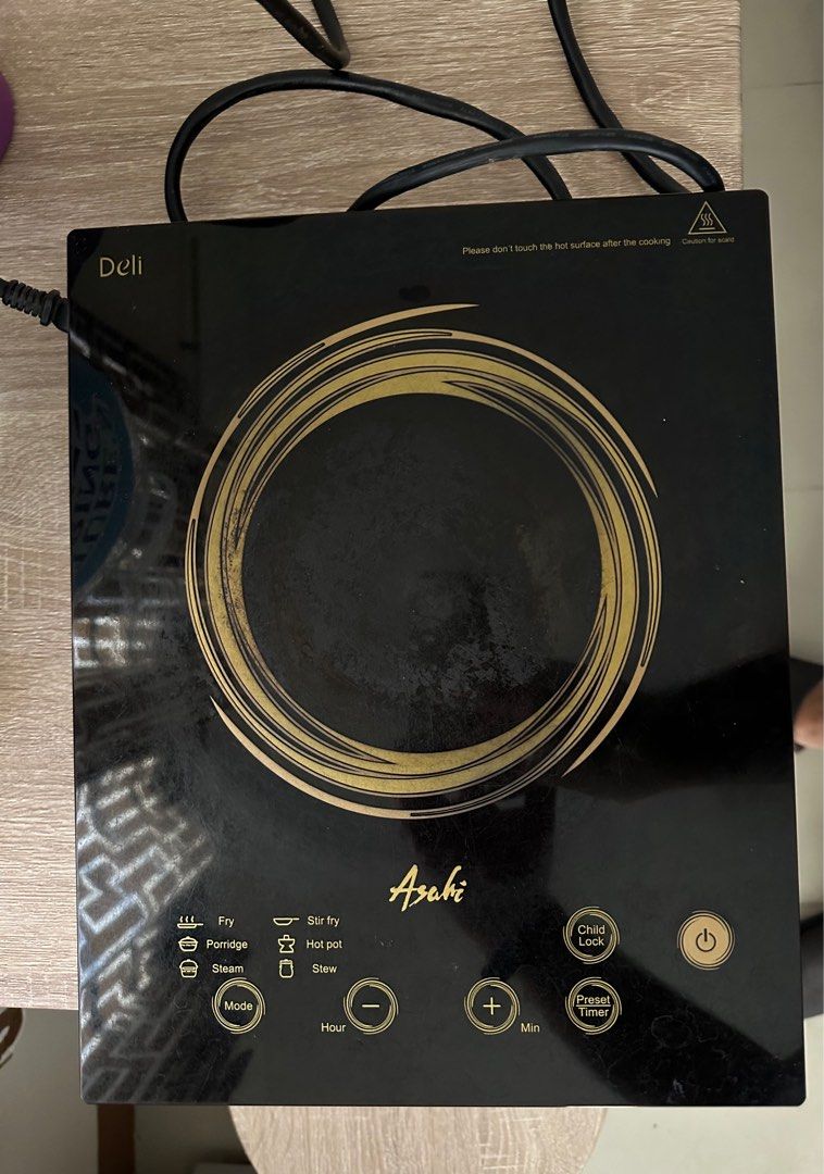 Asahi Induction cooker, TV & Home Appliances, Kitchen Appliances