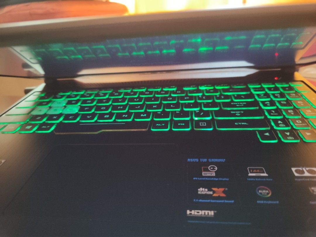 ASUS Tuf Fx505D + + upgraded ssd & ram running on "gtx1650" ( guarantee ...