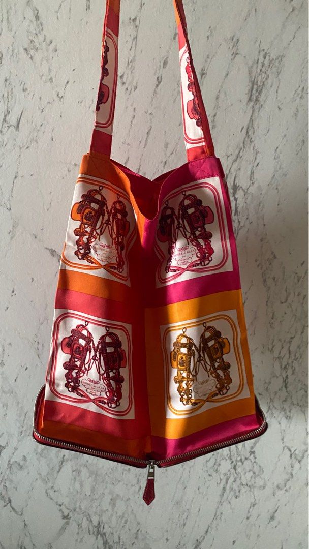 AUTHENTIC Hermes Brides de Gala par shopping bag foldable Luxury