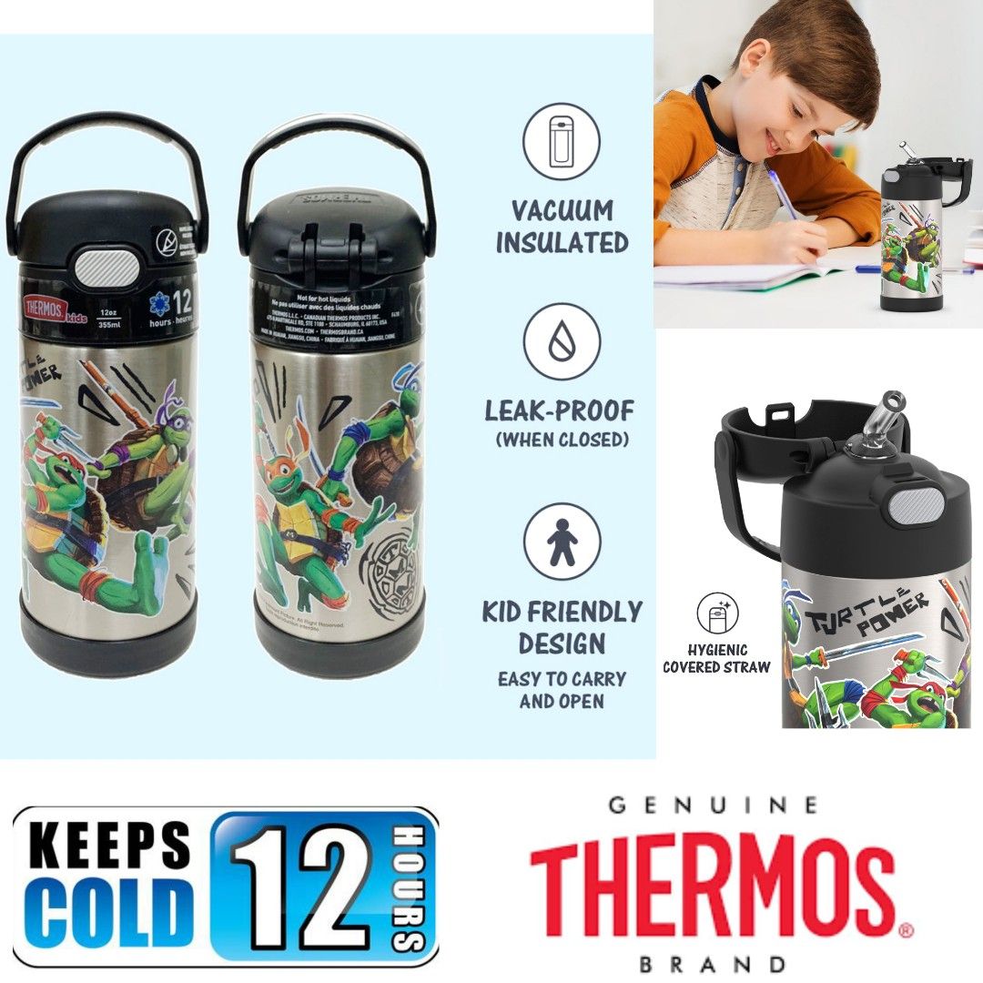 Thermos Minecraft 12 Oz. Funtainer Bottle, Hydration Packs, Sports &  Outdoors