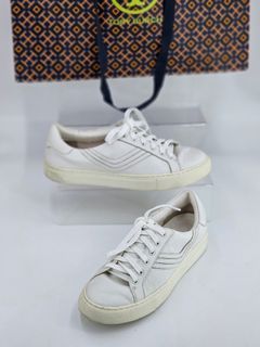 Authentic Tory Burch Sneakers With Dustbag, Box and Paperbag Size 8.5