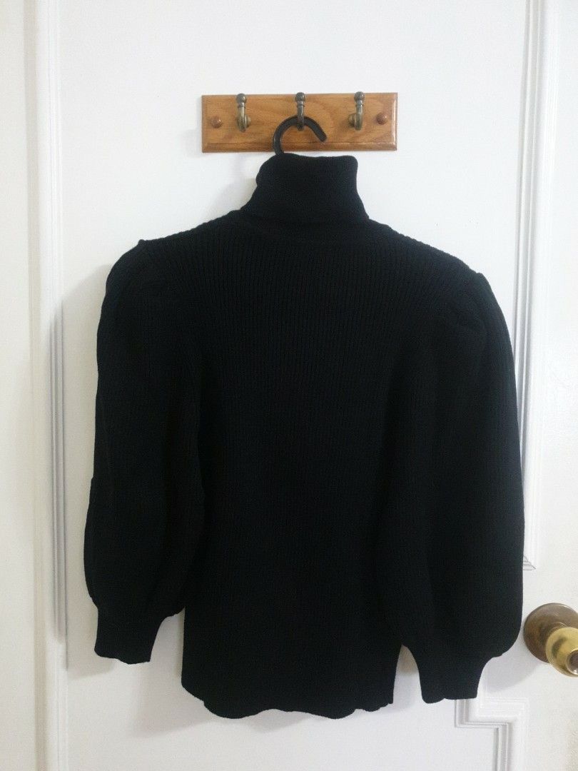 Puff sleeve jumper zara discount