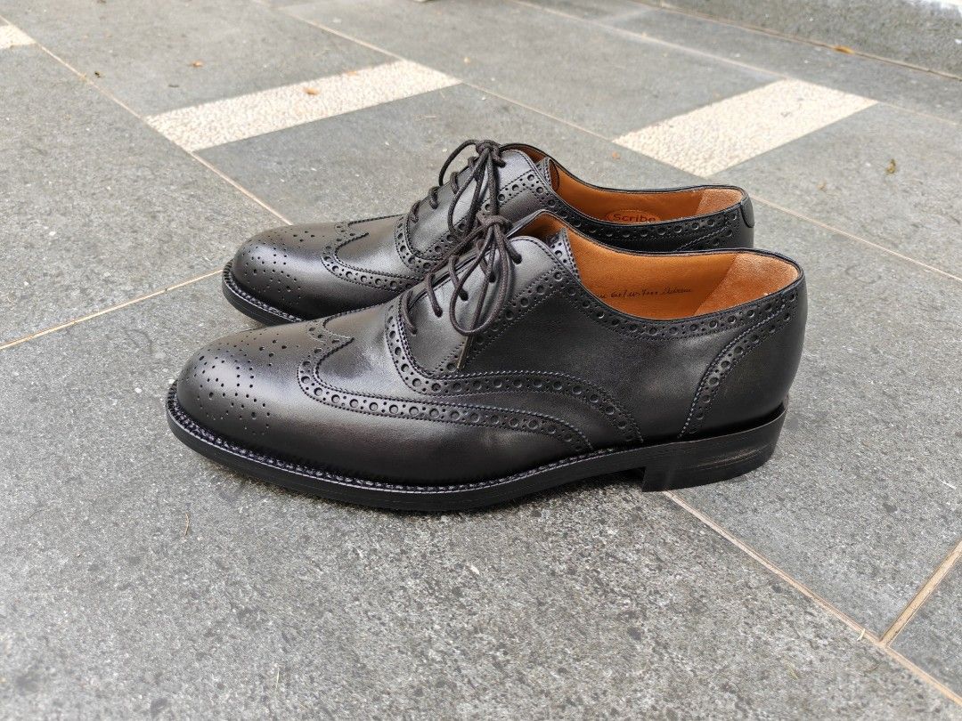 Bally Scribe Wingtip Oxford Shoes