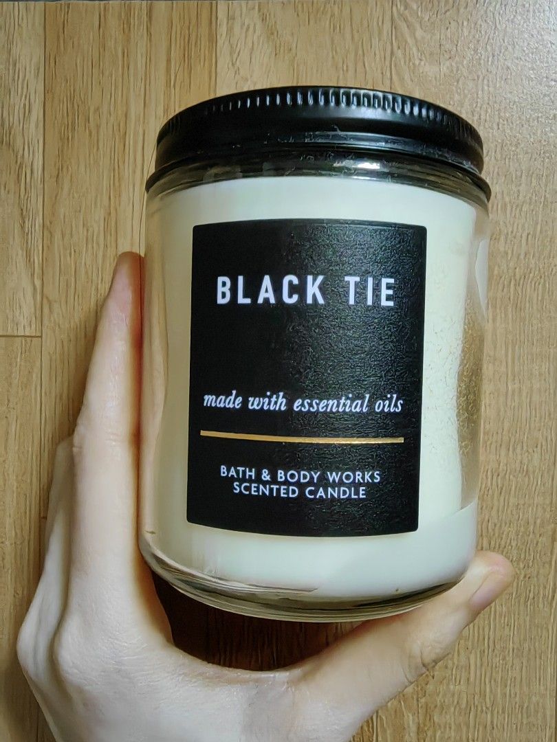 Bath And Body Works Black Tie Single Wick Candle Furniture Home Bath and body works black tie single wick candle furniture home