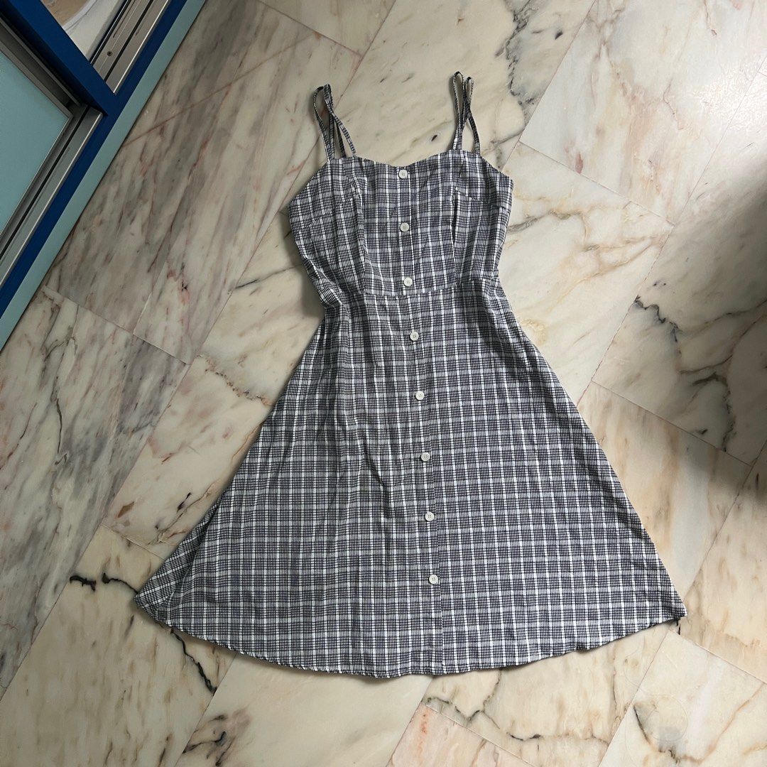 Checkered gingham dress online