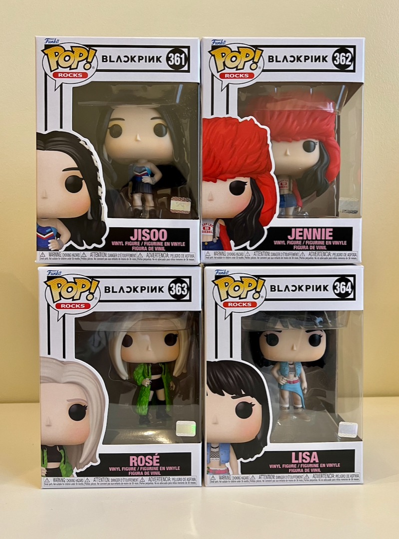 Blackpink Funko Pop JISOO JENNIE ROSÉ LISA Rocks Pocket Keychain, Hobbies &  Toys, Toys & Games on Carousell