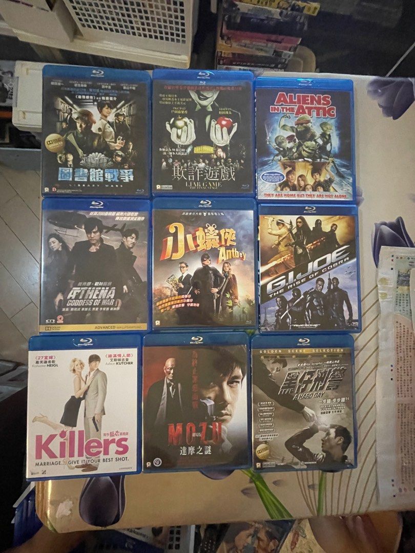 Blu-ray 藍光碟日韓電影圖書館戰爭黑仔刑警欺詐遊戲達摩之謎, 興趣及