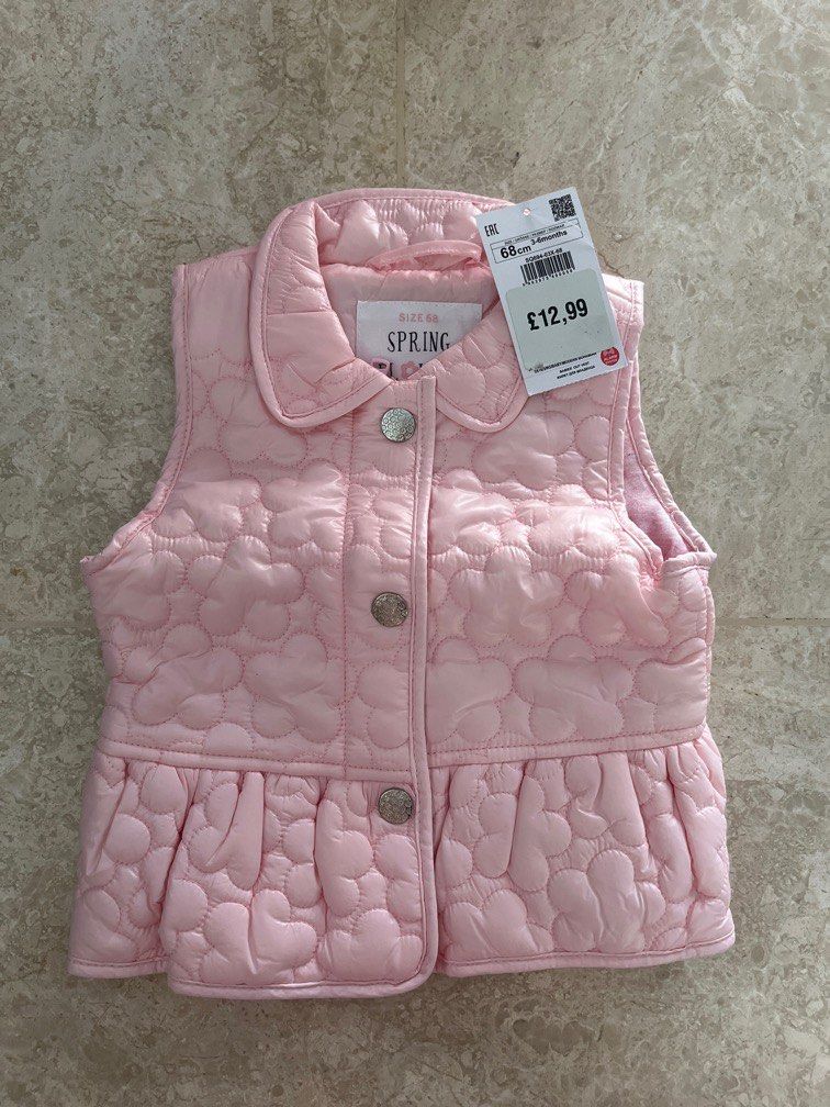 Girls winter vest new arrivals