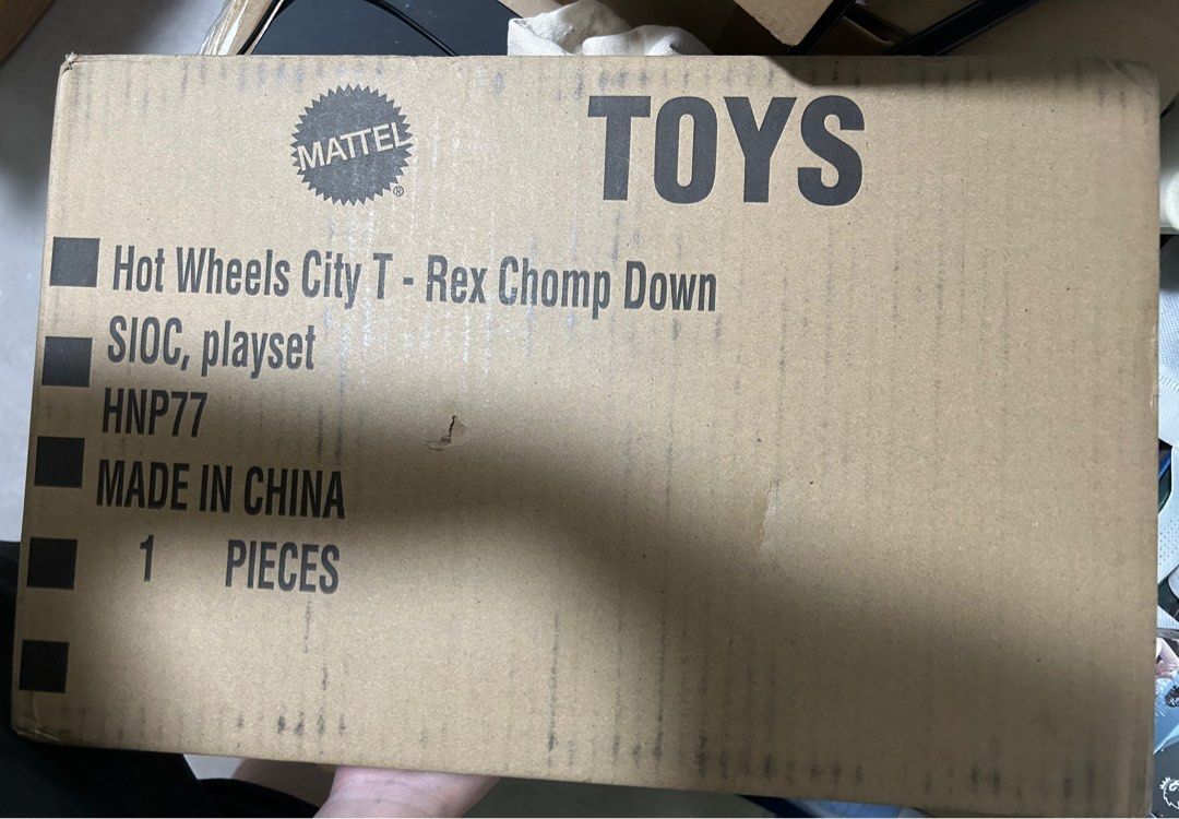 Hot Wheels City T-Rex Chomp Down Playset