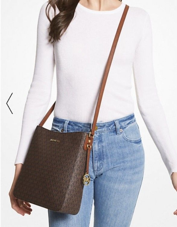 Michael kors jet set travel lg messenger discount