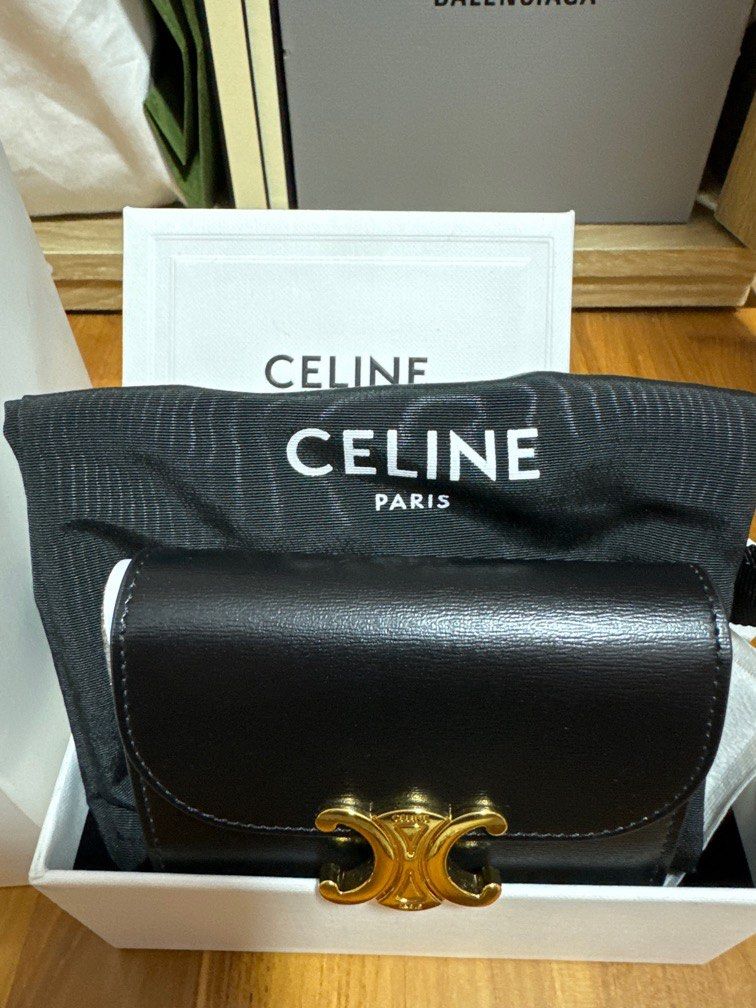 Celine on sale black wallet