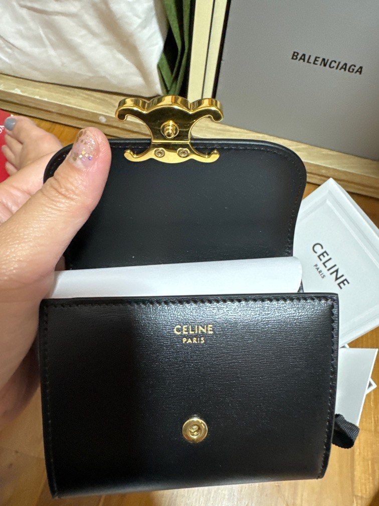 Celine new Wallet on chain 🔥, Luxury, Bags & Wallets on Carousell