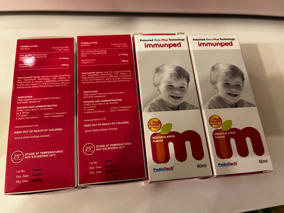 Brand new immunped vitamin C + zinc, Babies & Kids, Nursing & Feeding