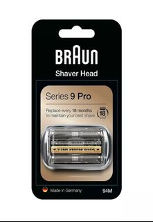 BRAUN 9 Series Replacement Foil & Cutter Pack for Electric Shaver (94M) Series 9 Pro+ Cassette Replacement Foil & Cutter Pack64235808339969110