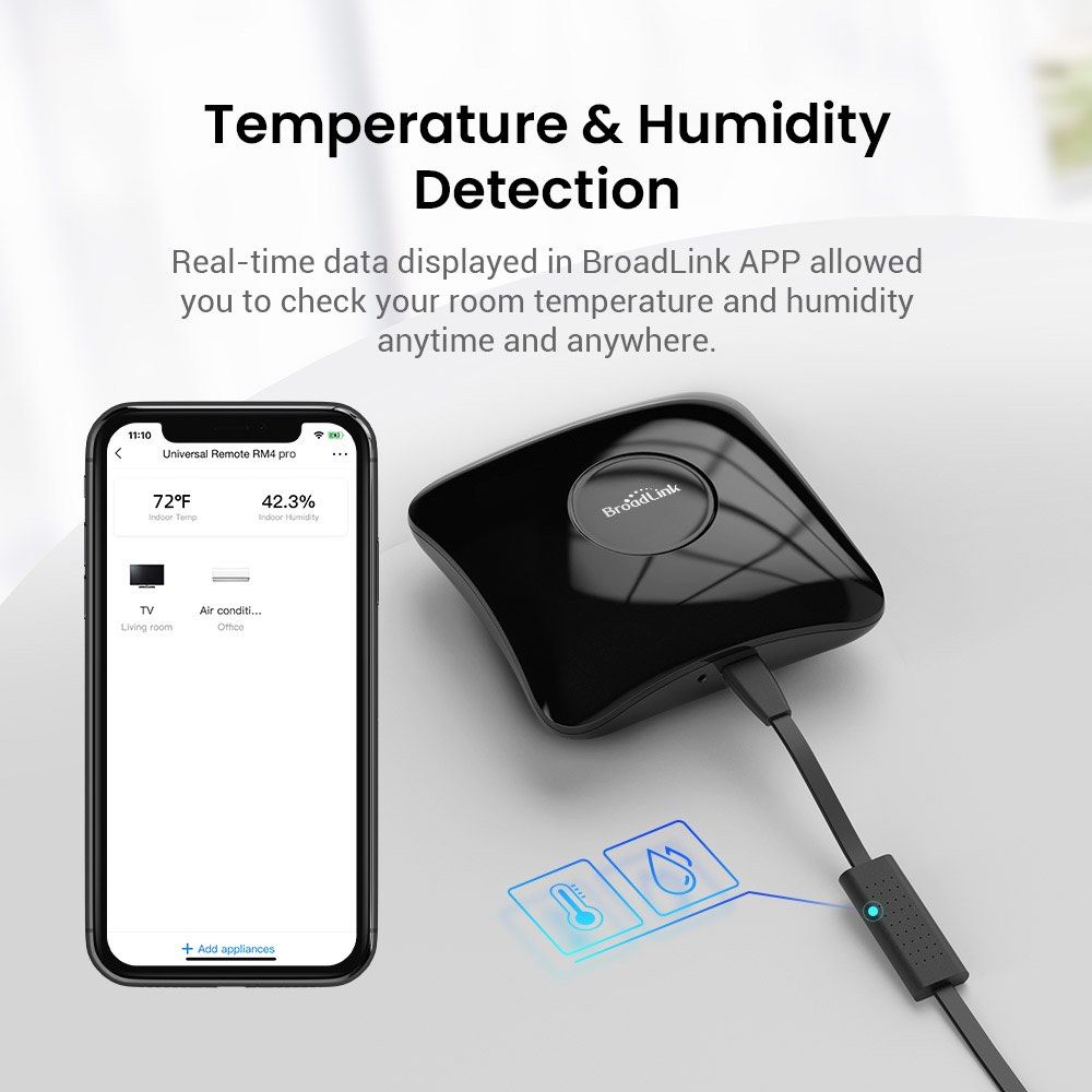 Broadlink HTS2 - Humidity & Temperature Sensor63208333049603111