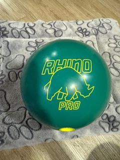 Brunswick Vintage Gold Rhino Pro Bowling Ball 14lbs 10 oz