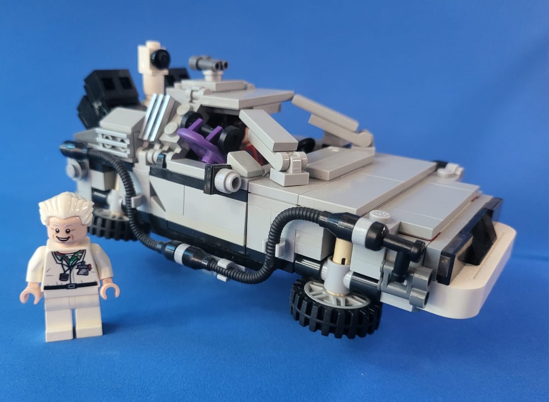 Built Lego 21103 1 The DeLorean Time Machine. Hobbies Toys