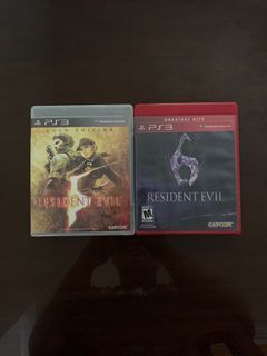 BUNDLE: Resident Evil 5 (Gold) and 6 - PS3