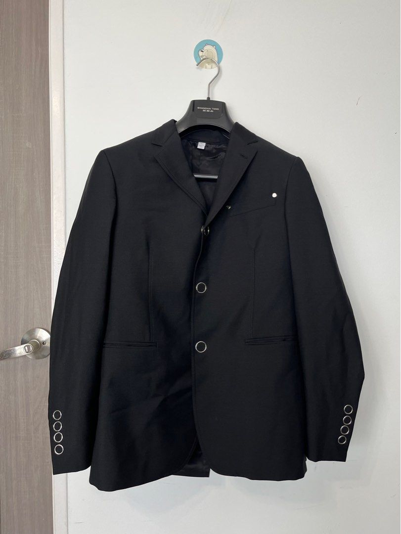 Burberry black suit top