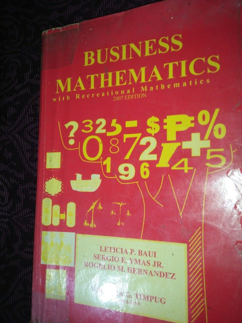 Business Mathematics, Hobbies & Toys, Books & Magazines, Textbooks on ...