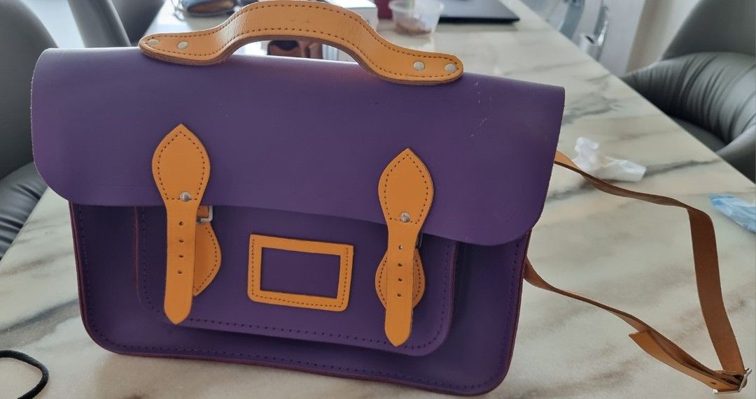 Purple satchel cheap