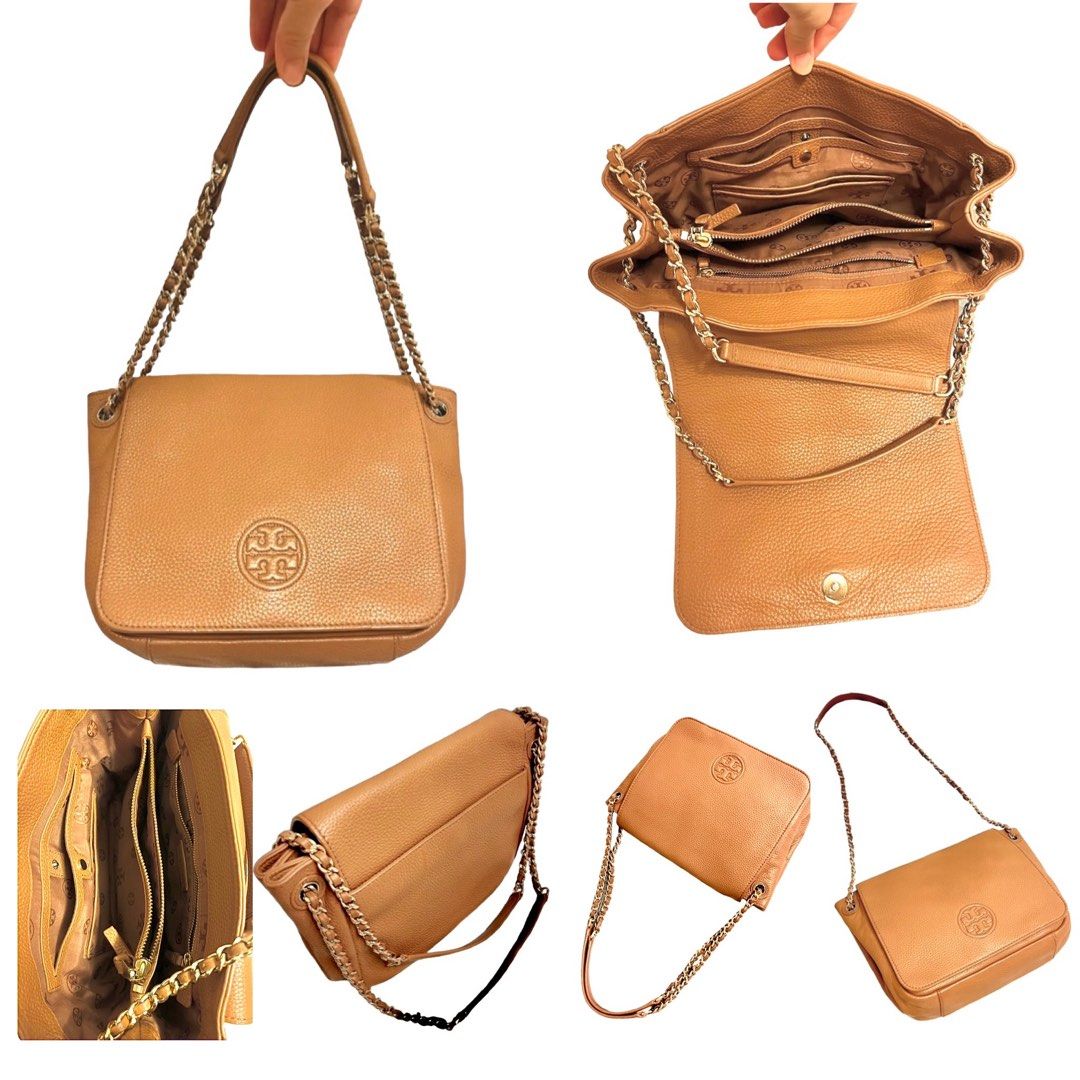 Tory Burch | Bags | Tory Burch Leather Bag Camel Color | Poshmark