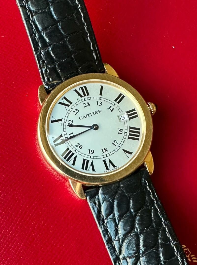 Cartier Ronde Solo de Cartier 18K Yellow Gold Quartz 36MM