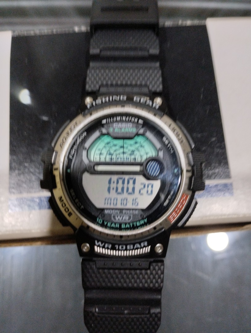 Casio Fishing Gear WS1200H-1AV, Men's Fashion, Watches & Accessories,  Watches on Carousell