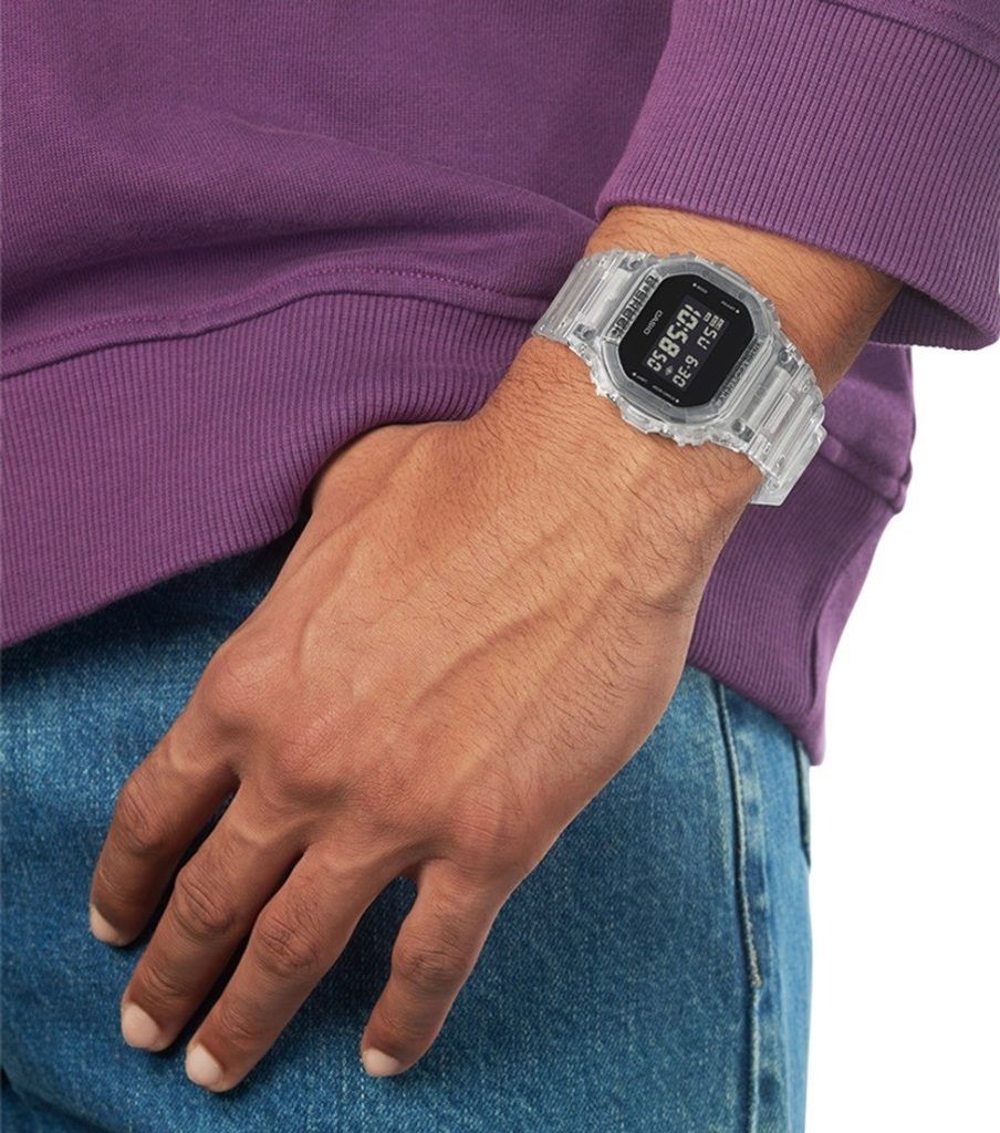 G shock dw5600 transparent sales