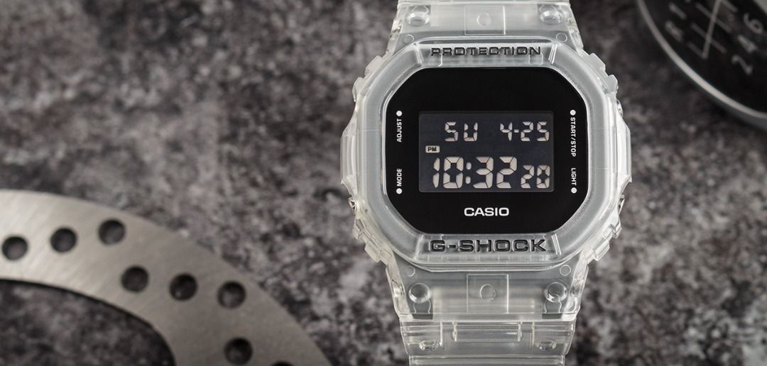 Casio dw 5600 transparent hotsell