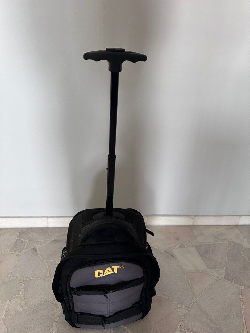 Caterpillar Trolley with Back Pack, Men's Fashion, Bags, Backpacks on