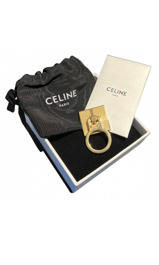 Celine Brass Phone Ring