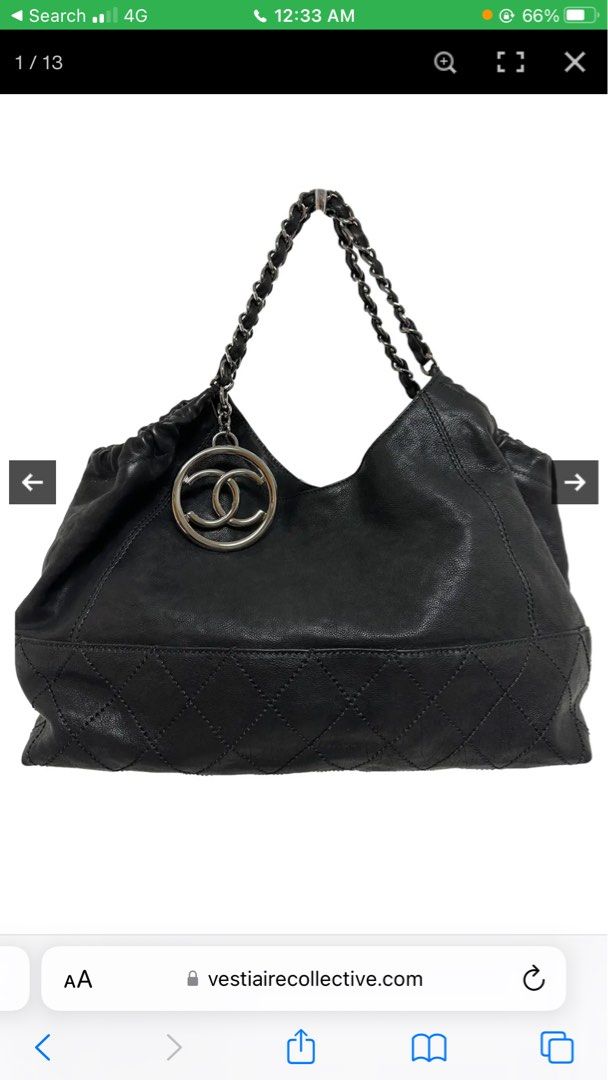 Chanel coco cabas tote bag, Luxury, Bags & Wallets on Carousell