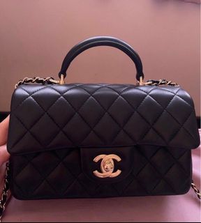 CHANEL Caviar Leather Exterior Mini Bags & Handbags for Women for sale